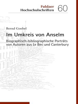 cover image of Im Umkreis von Anselm